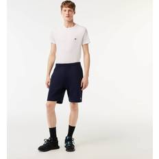 Lacoste Men Shorts Lacoste Men's Organic Brushed Cotton Fleece Shorts, Marine