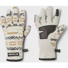 Columbia Women's Sweater Weather Fleece Gloves- WhitePrints