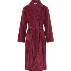 Dame - Røde Morgenkåper & Badekåper Femilet Teddy Robe Vinrød polyester Dame