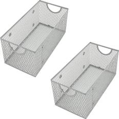 Ybm Wire Mesh Open Bin Shelf