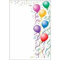 Luma Motivpapier bunte Luftballon Motiv DIN A4 100 g/qm 50 Blatt