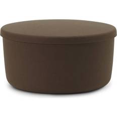 Braun Sitzpuffs Normann Copenhagen Hide Sitzpuff