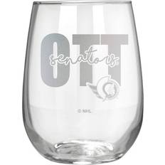 Scarfs Great American Products Ottawa Senators Etched 17oz. City Stemless Wine Glass