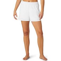 Beyond Yoga In Stride Lined Running Shorts True White