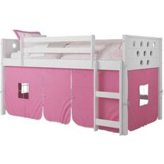 Loft Beds Donco kids Circles Low Loft Bed with Tent Kit 41.2x78"