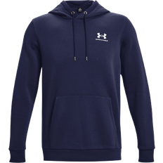 Under Armour Men's Essential Fleece Hoodie - Midnight Navy/White