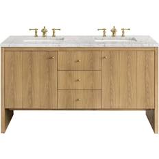 White Vanity Units James Martin Vanities 435-V60D-3EJP Hudson