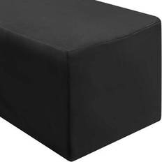 Rectangular black table cloth Lann's Premium Fitted Tablecloth Black
