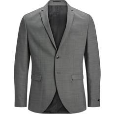 Grau Jacketts Jack & Jones Solaris Super Slim Fit Blazer - Grey/Light Grey Melange