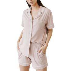 Polyester - Women Pajamas Cozy Earth Short Sleeve Knit Pajamas