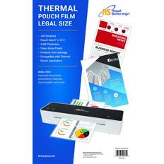 Blue Lamination Films Royal Sovereign Thermal Laminating Pouches, 3 Clear