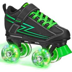 Roller Skates Roller Derby Blazer Boy's Lighted - Black/Green