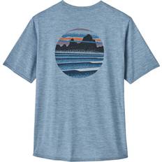 Patagonia Herre T-skjorter Patagonia Cap Cool Daily Graphic Lycra dye