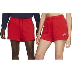 Red - Women Shorts Nike Women's Sportswear Club Fleece Mid-Rise Shorts in Red, DQ5802-657 Red