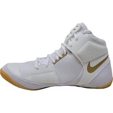 Nike wrestling shoes Nike Men's Fury Wrestling Shoe, White