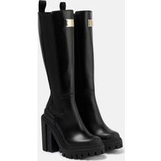 Dolce & Gabbana Damen Hohe Stiefel Dolce & Gabbana Calfskin boots black