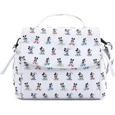 Loungefly Disney Mickey Mouse Pastel Aop Poses Crossbody Bag - White