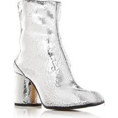 Silver Ankle Boots Maison Margiela Tabi Broken Mirror - Silver