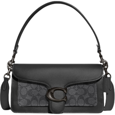 Coach Tabby Shoulder Bag 26 In Signature Canvas - V5/Charcoal Black