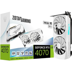 Grafikkort Zotac GeForce RTX 4070 Twin Edge OC White - 12GB GDDR6X