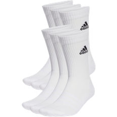 Unisex Klær Adidas Cushioned Sportwear Crew Socks 6-pack - White/Black