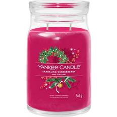 Yankee Candle Sparkling Winterberry Red Duftlys 567g