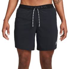 Nike Men's Trail Second Sunrise Dri-FIT 7" Brief Lined Running Shorts - Black/Dark Smoke Grey/White