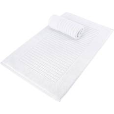 Classic Turkish Towels & Piano Key Brampton Bath Towel White (76.2x)