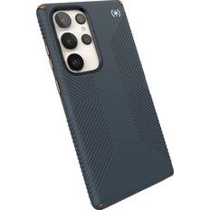 S23 ultra case Speck Presidio2 Grip Case for Samsung Galaxy S23 Ultra Charcoal Grey/Cool Bronze/White