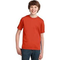 Port & Company Youth Essential Tee-M Orange