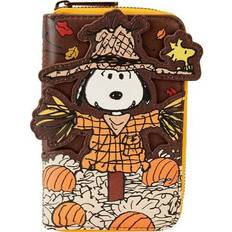 Peanuts Snoopy Scarecrow Zip Around Wallet As Shown