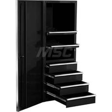 Tool Storage Extreme Tools 24" Black Side Cabinet with Chrome Handles