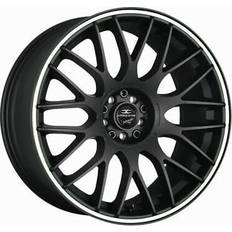 Barracuda karizzma mattblack puresports color trim weiss felge 8,5x19 19