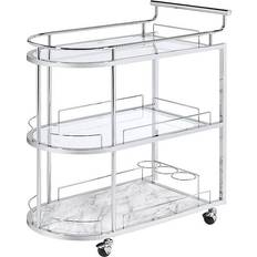 Acme Furniture Inyo Trolley Table 20x37"