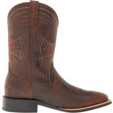 Brown Riding Shoes Ariat Sport Wide Square Toe Western Boot M - Distressed Brown