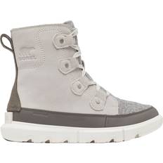 White Hiking Shoes Sorel Women's Explorer Next Joan Boot- Grey