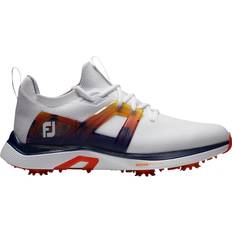 Golf Shoes FootJoy Men's 'Good Vibes' Hyperflex Spiked Golf Shoes, 10.5, White/Blue/Orange
