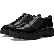 Franco Sarto L-Balinoxfrd Oxfords Black Synthetic Women's Flat Shoes Black