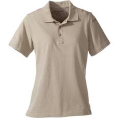 5.11 Tactical Short-Sleeve Polo for Ladies Silver Tan