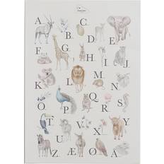 Cam Cam Copenhagen Alphabet Poster Danish Version 42x59.4cm