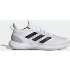 Men Racket Sport Shoes Adidas Adizero Ubersonic 4.1 Tennis Shoes Cloud White Mens