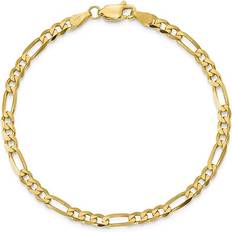 Gold - Men Bracelets Bloomingdale's Flat Figaro Chain Bracelet - Gold