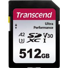 512 GB - SDXC Speichermedium Transcend 340S Ultra Performance SDXC Class 10 UHS-I U3 V30 A2 160/90MB/s 512GB