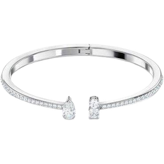 Swarovski Attract Cuff Bracelet - Silver/Transparent
