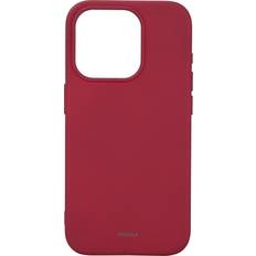Mobiletuier Gear Onsala iPhone 15 Pro Silicone deksel rød