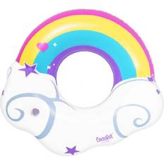 Schwimmringe Horror-Shop Regenbogen Schwimmring 120cm Wasserspielzeug