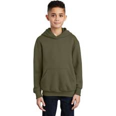 Port & Company Youth Fleece Pullover Hooded Sweatshirt. PC90YH