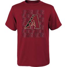 New Era Girls Youth New Era Pink Arizona Diamondbacks Jersey Stars V-Neck T- Shirt