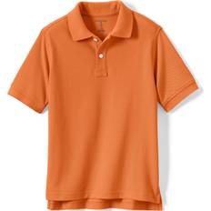 Lands' End Kid's Short Sleeve Interlock Polo Shirt - Orange Spice (529185A58)