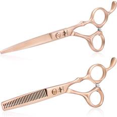 Cutting Scissors Thinning Shear Set Barber Blending Shear Razor Edge